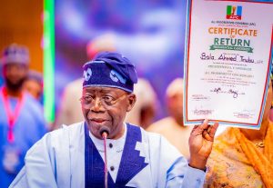 Tinubu Certificate of Return