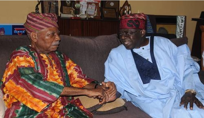 President Bola Tinubu and Baba Fasoranti