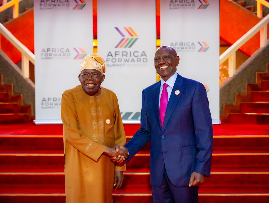President Bola Tinubu and Kenyan President Williams Ruto