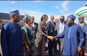 Tinubu arrives in Kigali for Africa CEO Forum0A 1