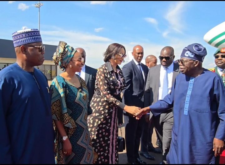 Tinubu arrives in Kigali for Africa CEO Forum