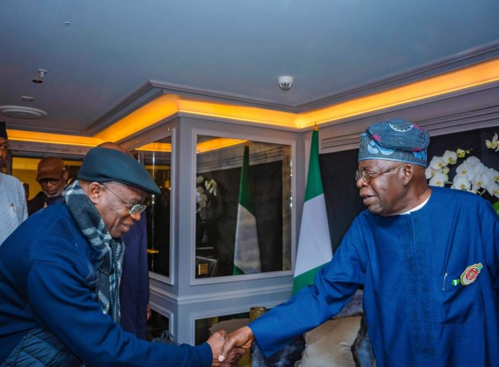President Bola Tinubu and Benue State Governor, Hyacinth Alia