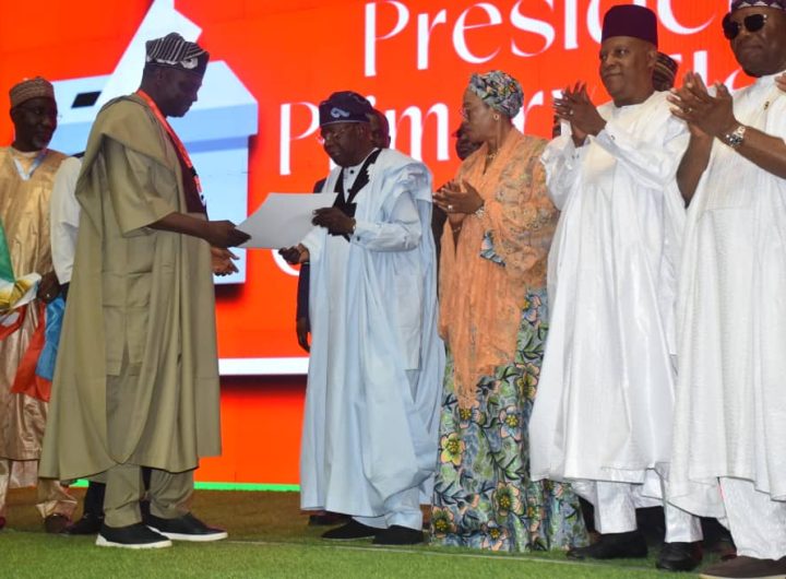 Tinubu garners 10.99 million votes, floors Osifo to emerge APC 2027 presidential candidate