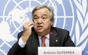United Nations (UN) Secretary-General António Guterres
