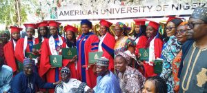 Women Affairs Ministry identifies with 12 Chibok girls at graduation from American University Yola