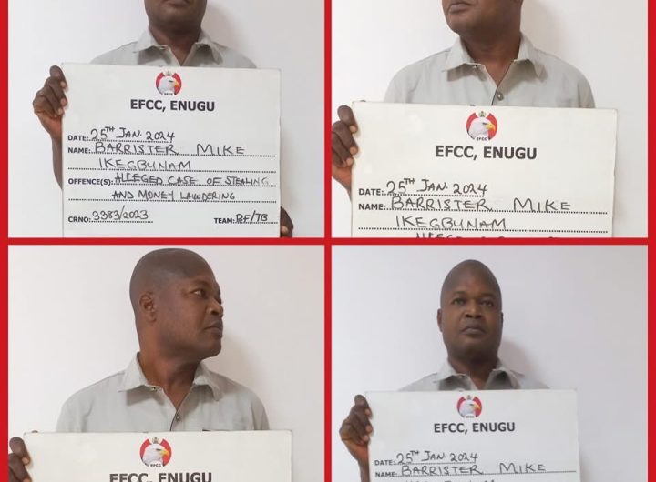 EFCC re-arraigns lawyer for alleged N91 million land fraud in Enugu