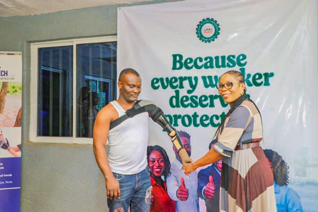 nsitf gives injured workers new hope with prosthetic lim
