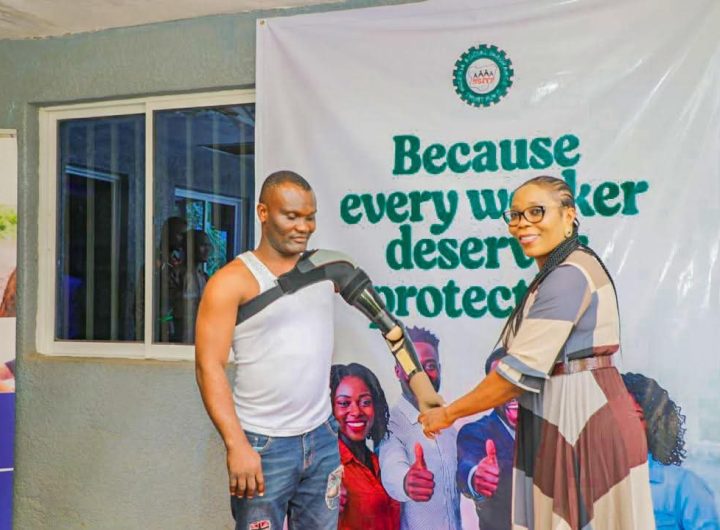 nsitf gives injured workers new hope with prosthetic lim