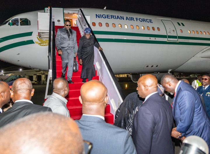 President Bola Tinubu arrives
