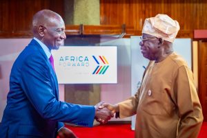 Tinubu at the Africa Forward Summit with other presidents