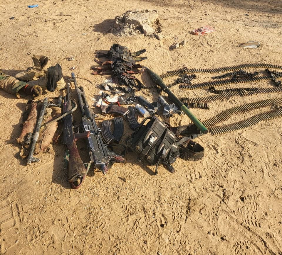 troops eliminate terrorists in Borno.