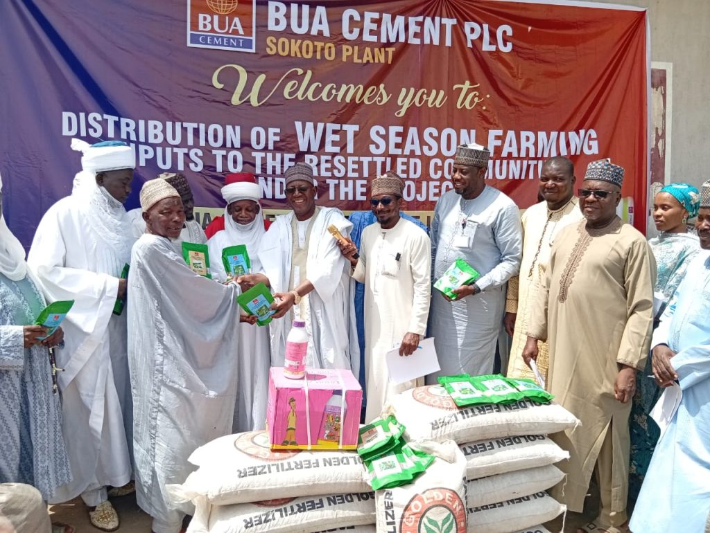 BUA Cement donates N100m farm inputs to resettled Sokoto communities