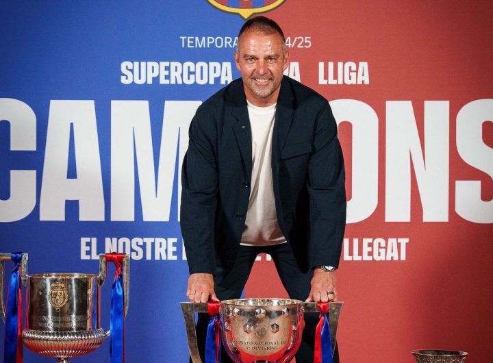 Barcelona Manager Hansi Flick named La Liga Coach of the Season