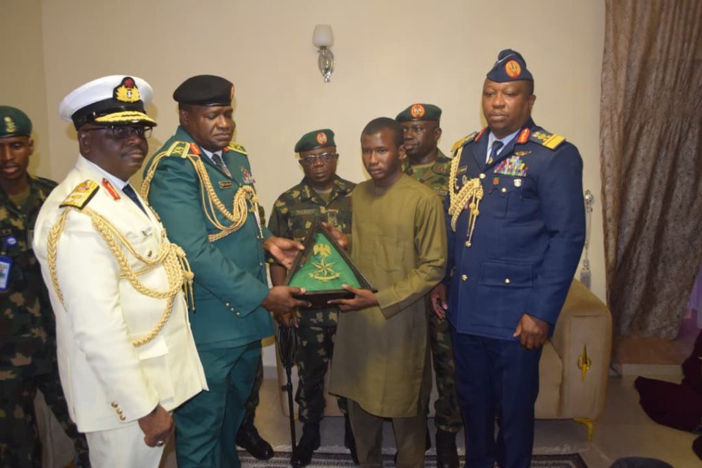 DHQ delegation pays condolence visits to family of late Maj. Gen. Rabe Abubakar in Katsina