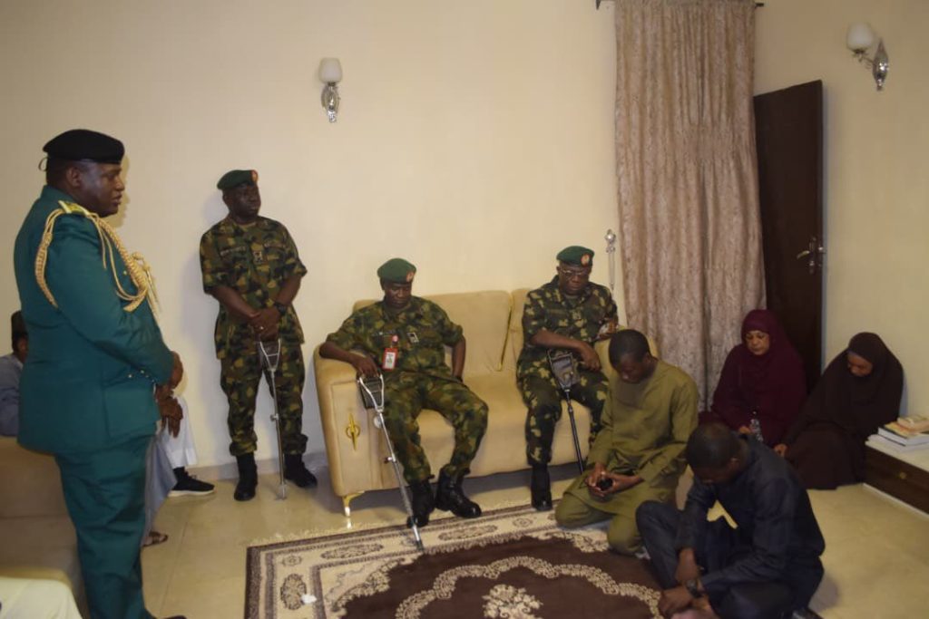 DHQ delegation pays condolence visits to family of late Maj. Gen. Rabe Abubakar in Katsina 2 DHQ delegation pays condolence visits to family of late Maj. Gen. Rabe Abubakar in Katsina