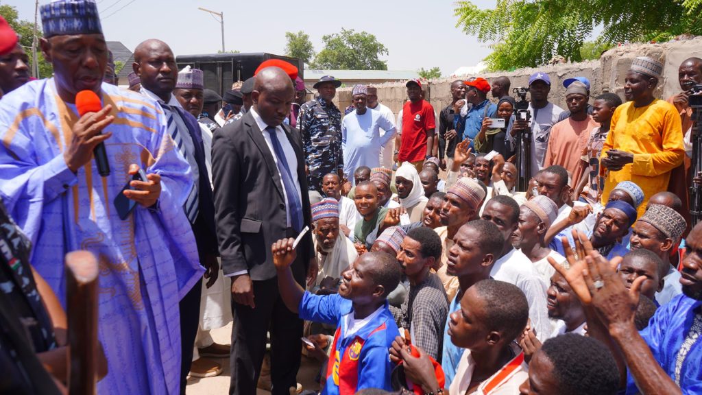 Democracy Day: Zulum gives 2 MRAPs, other logistics to Army, celebrates with IDPs