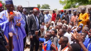 Democracy Day: Zulum gives 2 MRAPs, other logistics to Army, celebrates with IDPs