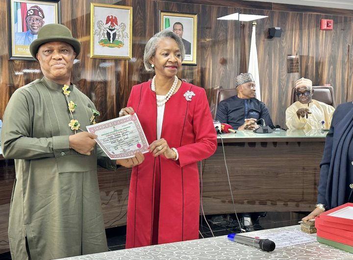 INEC presents Certificates of Return to winners of June 20 by-elections
