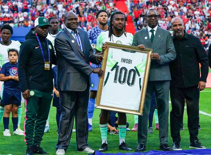 Iwobi hits 100 caps as Super Eagles fall narrowly to Portugal