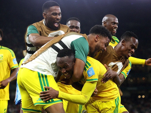 Maseko fires South Africa into first-ever World Cup knockout stage