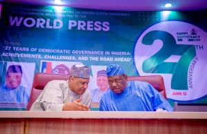Minister Mohammed Idris and SGF Akume