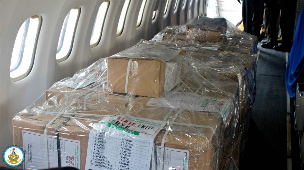 NAF moves sensitive election materials to Ekiti, other states ahead of Saturday polls