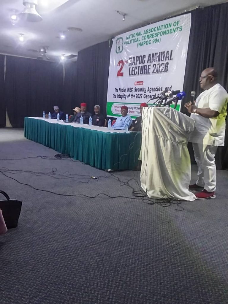 Experts at NAPOC Lecture tie credible 2027 Elections to Media, INEC, security agencies’ partnership 2 NAPOC Lecture 1