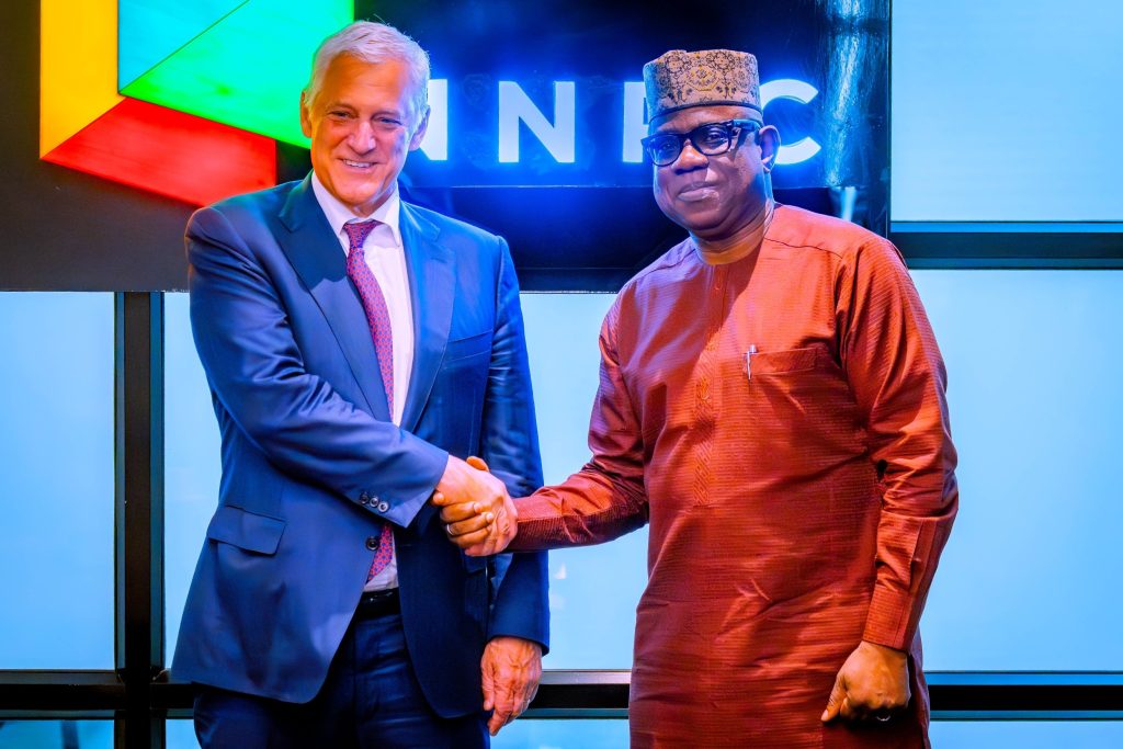 NNPC GCEO Ojulari receives Standard Chartered Group CEO