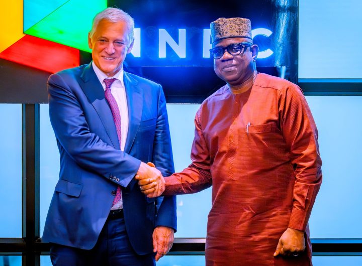 NNPC GCEO Ojulari receives Standard Chartered Group CEO
