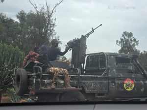 Nigerian Army troops on patrol