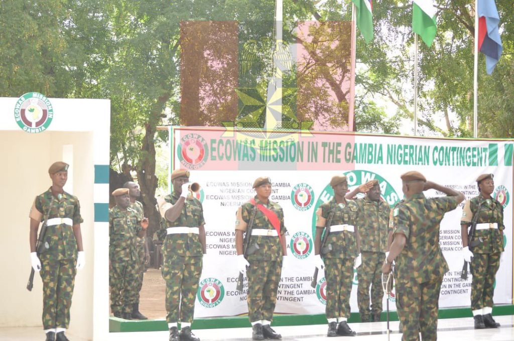Nigerian peacekeeping troops in The Gambia get new commander as ECOWAS Mission changes leadership
