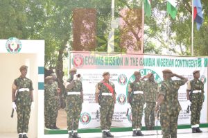 Nigerian peacekeeping troops in The Gambia get new commander as ECOWAS Mission changes leadership