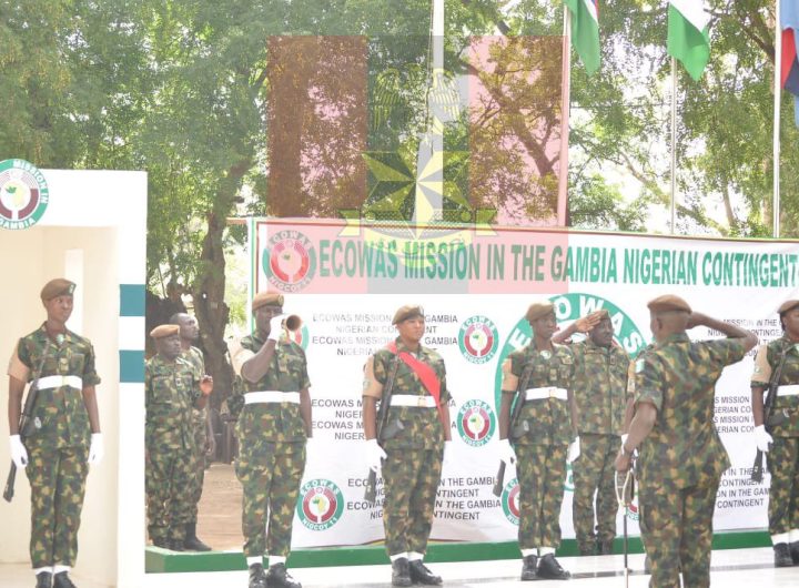 Nigerian peacekeeping troops in The Gambia get new commander as ECOWAS Mission changes leadership