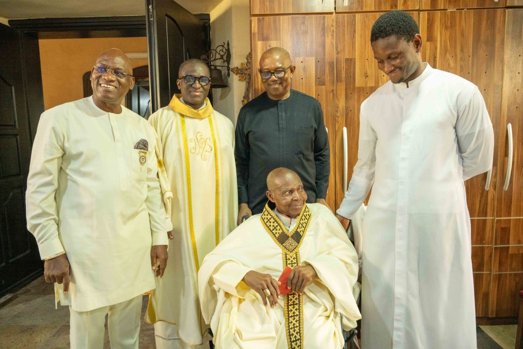 Obi celebrates Cardinal Okogie at 90, hails his courage, commitment to justice 2 Obi celebrates Cardinal Okogie at 90