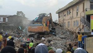 1 dead, many feared trapped as 3-storey building collapses in Port-Harcourt