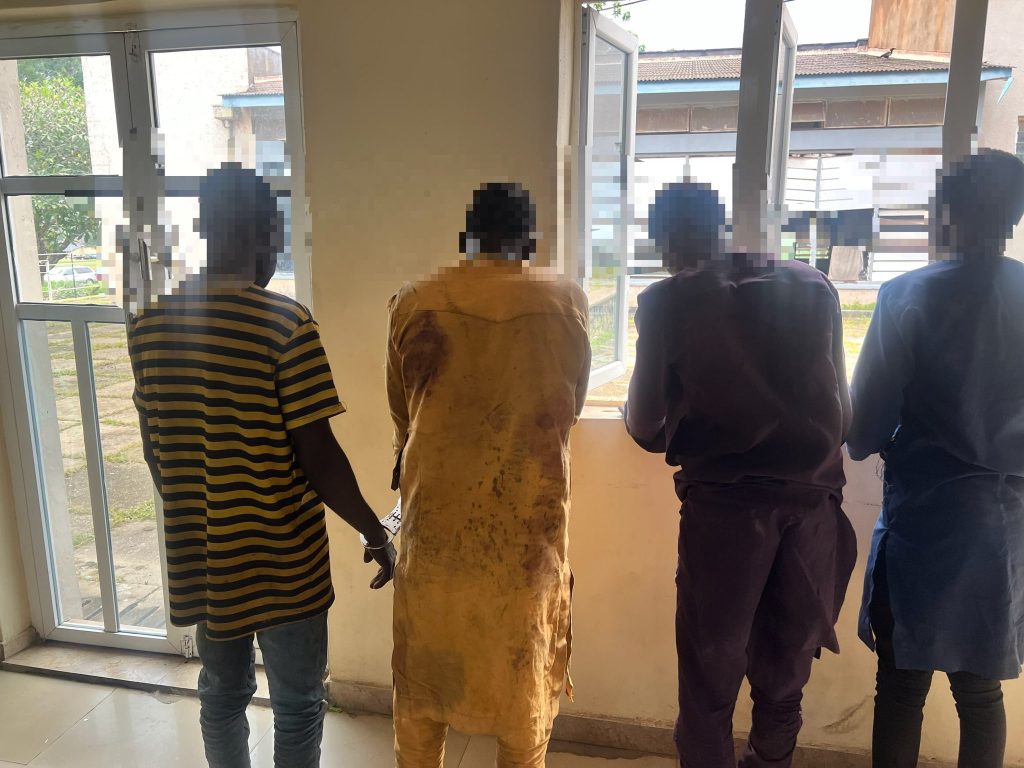 Oyo Police rescue 2 abducted children, arrest 4 kidnap suspects, recover sophisticated firearms