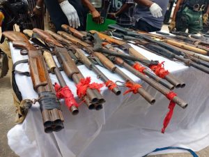 Police intercept guns in Lagos