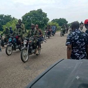 Police reacts as Bandits ride motorcycles in Kastina