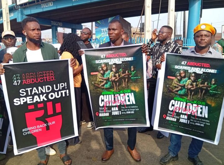 Ibadan protest erupts as NUT declares indefinite strike over abducted pupils, teachers