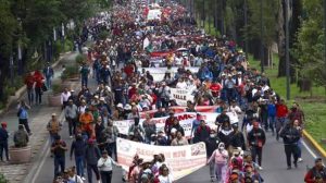 Protesters block road to Mexican World Cup stadium