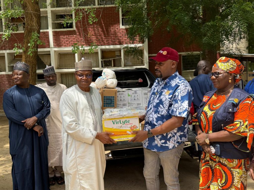 Rotary Club donates medical supplies to support Borno’s fight against cholera outbreak