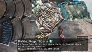 Security forces bust arms smuggling network in Kogi, arrest 3 suspects, recover AK-47 rifles