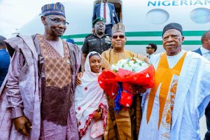 Shettima arrives in Nasarawa