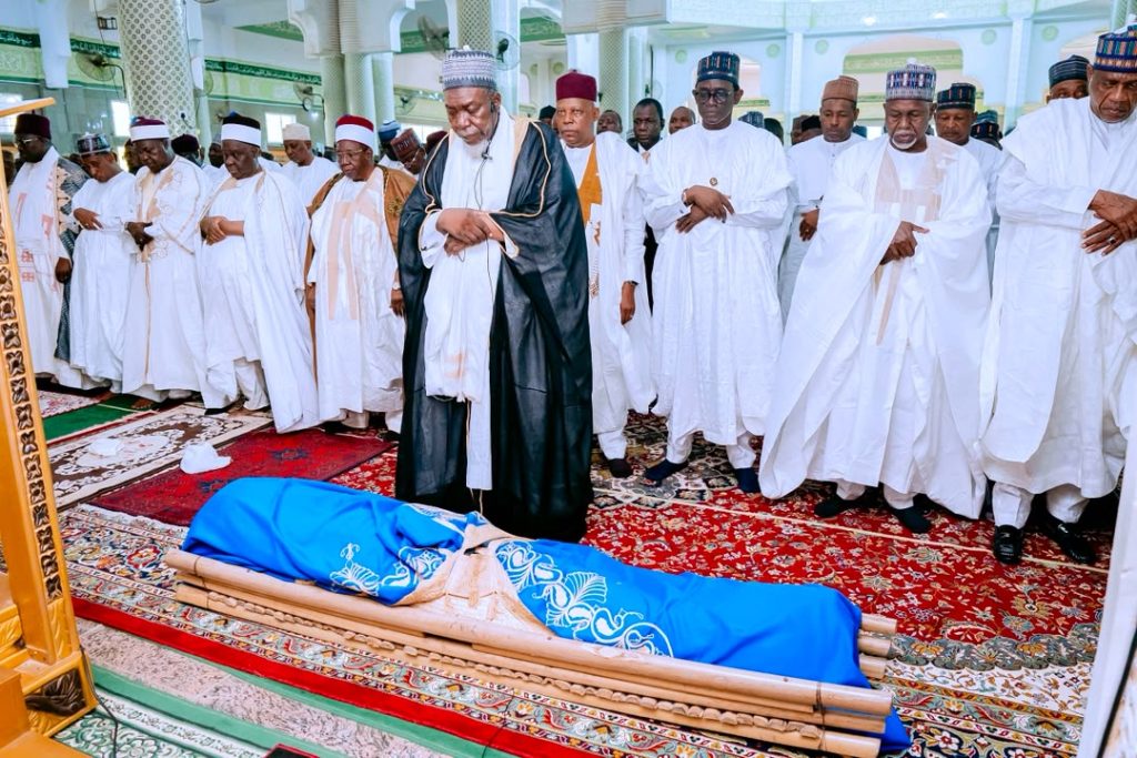 Shettima attends late Emir of Ngazargamu funeral in Yobe