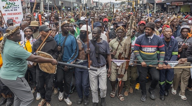 Thousands protest across South Africa, demand deportation of illegal migrants