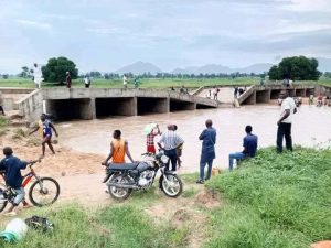 Taraba flood disaster: Heavy rain collapses Jalingo-Yorro bridge
