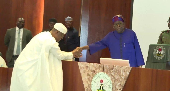 Tinubu administers oaths to Federal Commissioners for revenue mobilization and population commissions
