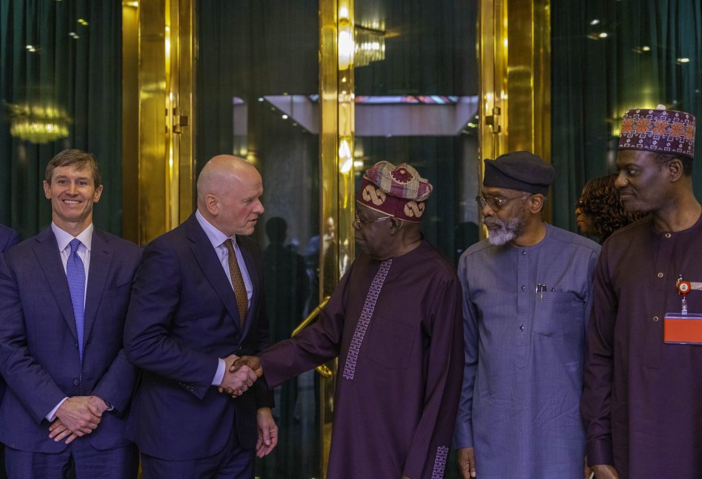 PHOTONews: Tinubu receives delegation from Mastercard led by Global CEO, Michael Miebach at the State House, Abuja