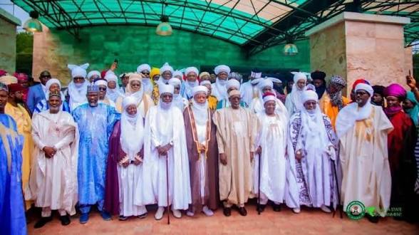 Tinubu seeks stronger collaboration with Northern traditional rulers on security, development