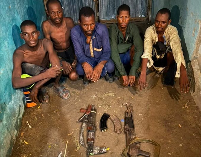 Troops arrest 5 suspected kidnappers, recover AK-47 rifles in Borno